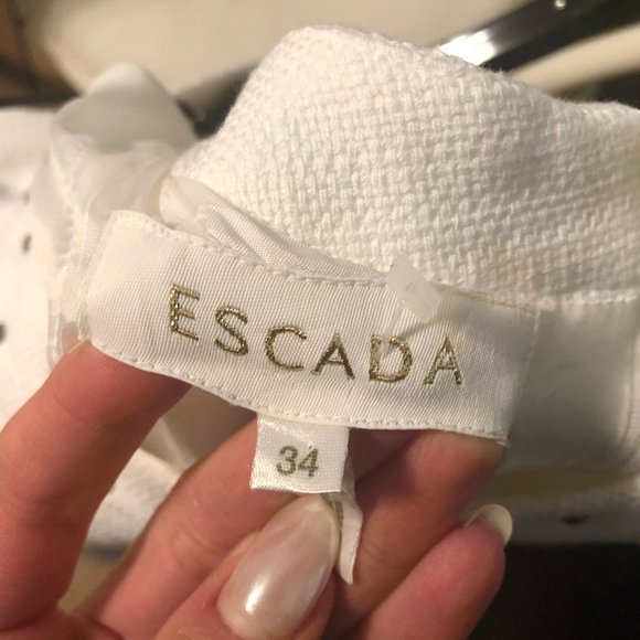 Vintage White Escada Dress - Picture 5 of 6